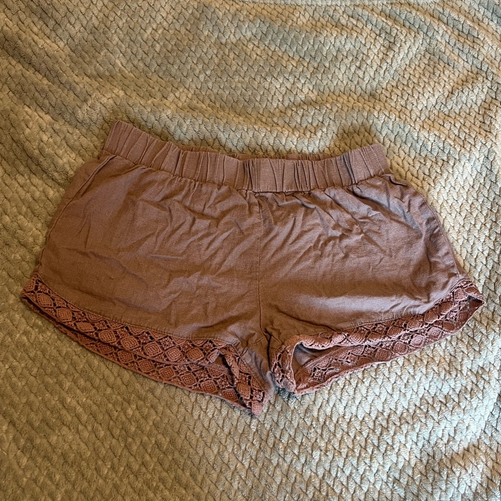 Lace Trim Shorts